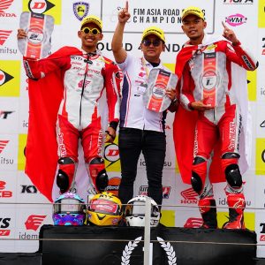 Tunggangi CBR, Astra Honda Borong Podium di ARRC Mandalika