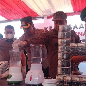 Kejari Parepare Musnahkan Sabu, Rokok Ilegal hingga Miras