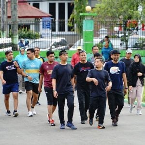 TSM Jogging Bersama Komandan TKN Fanta Prabowo-Gibran