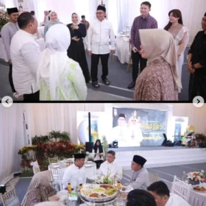 Sejumlah Anggota DPRD Makassar Hadiri Open House Wali Kota Danny Pomanto