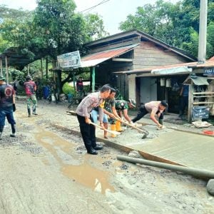 Program TMMD Ke-121 di Tator Libatkan TNI-Polri dan Masyarakat