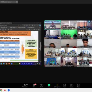 Kanwil Kemenkumham Babel Ikuti Arahan Kepala BPSDM Terkait “Webinar Series”