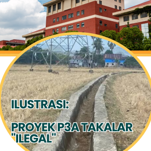 Kelompok P3A Diduga Ilegal di Takalar Kerja Proyek Irigasi dari BBWS