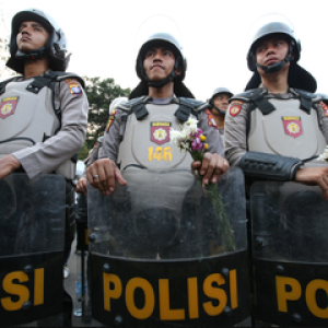 450 Personel Polisi Amankan Demo di Makassar