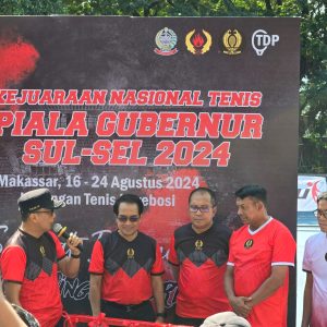 Apresiasi Kejuaraan Nasional Tenis Piala Gubernur Sulsel, Prof JJ Harap Lahirkan Atlet Berprestasi