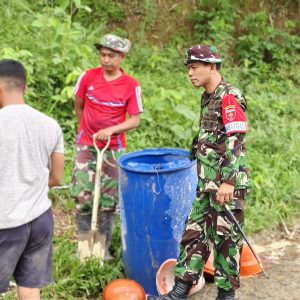 Lurah dan Warga Tapparan Apresiasi Pelaksanaan TMMD Ke-121 Tator