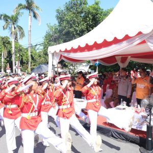 Wabup Gowa Lepas 86 Sekolah Peserta Gerak Jalan Pelajar