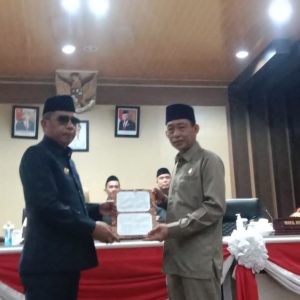 Pengesahan Dua Ranperda, Pj Wali Kota Parepare Apresiasi DPRD