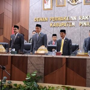 Pj Bupati Hadiri Pelantikan Anggota DPRD Pinrang Masa Jabatan 2024-2029