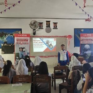 Siswa SMA dan SMK 1 Kendari Antusias Ikuti Edukasi Safety Riding Astra Motor Sulawesi Selatan