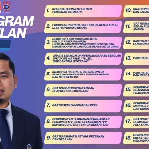 Tasming Hamid Usung Visi Parepare Terbaik, Sejahtera, Maju dengan 18 Program Unggulan