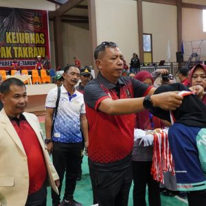 Akbar Ali Kenang Masa SMP saat Hadiri Final Kejurnas Sepak Takraw di GOR Mandiri