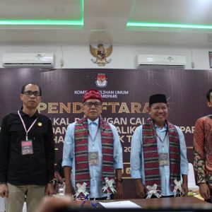 Diiringi Tari Pajaga, Mz Berbakti Resmi Daftar di KPU Parepare