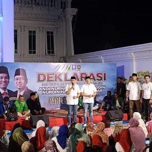 Deklarasi di Posko Induk, ANH-TQ Siap Wujudkan Parepare Hebat