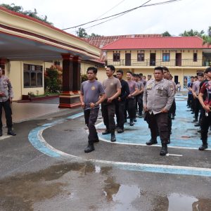 Jelang Pilkada 2024, Polres Tator Rutin Latihan Dalmas