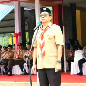 Pimpin Apel Besar Pramuka, Wabup Torut Ajak Tanamkan Jiwa Pancasila