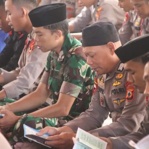 Brimob Bone Gelar Binrohtal Gabungan Kodim 1407, Polres Bone dan Denpom XIV/1 Toddopuli