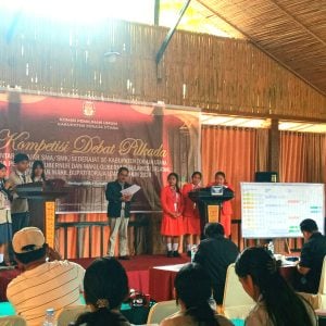 KPU Torut Gelar Kompetisi Debat Pilkada, SMAN 2 Torut Raih Juara Satu