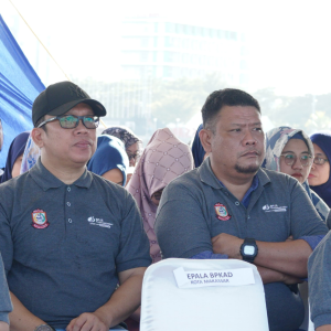 Camat Rappocini Hadiri Launching Program Perlindungan Pekerja Rentan Kota Makassar