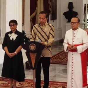 Jokowi Sambut Kunjungan Paus Fransiskus ke Indonesia