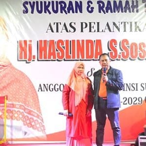 Terpilih Anggota DPRD Sulsel, Hj Haslinda Gelar Syukuran