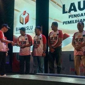 Launching Pengawasan Partisipatif Pemilihan Serentak, Bawaslu Parepare Ajak Masyarakat Tolak Politik Uang