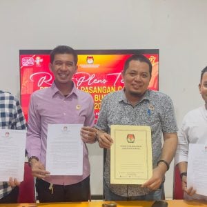 KPU Tetapkan 3 Paslon Bupati dan Wakil Bupati Pinrang