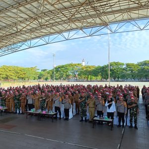 Kapolrestabes, Dandim dan Pj Sekda Makassar Komitmen Bersama Wujudkan Pilkada Damai 2024