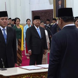 Presiden Prabowo Lantik Mayor Teddy jadi Sekretaris Kabinet