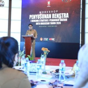 Pj Sekda Makassar Buka Workshop Penyusunan Renstra Perangkat Daerah Pemkot Makassar