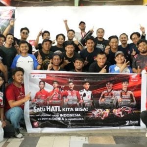 Dihadiri Bikers Honda Community Makassar, Asmo Sulsel Sukses Gelar Nobar MotoGP Mandalika 2024