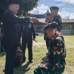 Andi Bataralifu  Hadiri Upacara HUT TNI ke-79 di Kodim 1406/Wajo