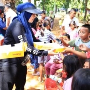 Alumni SIP 51 Polda Sulsel Rayakan Dua Tahun Aksi Sosial Makan Siang Gratis