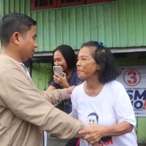 TSM-MO Blusukan di Lakessi, Warga Antusias Sambut Paslon Nomor Urut 3