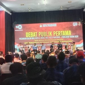 Debat Perdana, KPU Parepare Harap Masyarakat Cermati Visi-Misi dan Proker Paslon