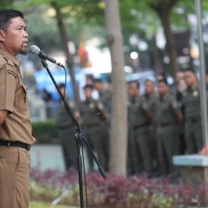 Apel Pagi, Pjs Wali Kota Bahas Gerakan Sabtu Bersih, Optimalisasi APBD Hingga Netralitas ASN