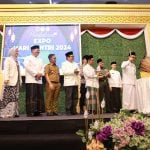 Pj Sekda Makassar  Dampingi Sekprov Sulsel Buka Expo Santri 2024