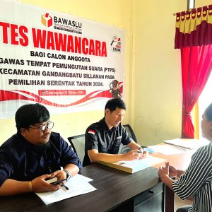 Bawaslu Tator Tetapkan 462 Pengawas TPS 