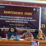 6 November, KPU Tator Gelar Debat Kandidat Pilkada