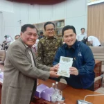 Nurdin Halid Puji  Ketua PSSI Erick Thohir