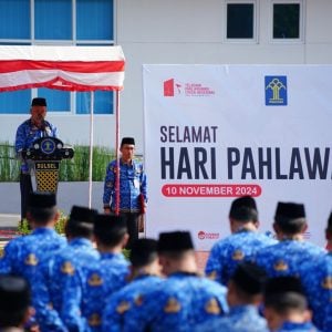 Peringati Hari Pahlawan 10 November, Kanwil Kemenkumham Sulsel Gelar Upacara