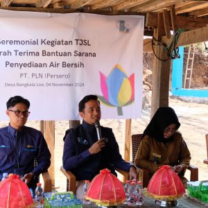 PLN Peduli Serahkan Bantuan Sarana Sumber Air Bersih di Jeneponto