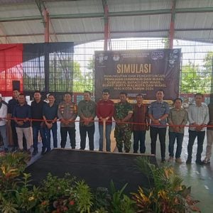 KPU Pinrang Gelar Simulasi Pemungutan dan Penghitungan Suara Pilkada 2024