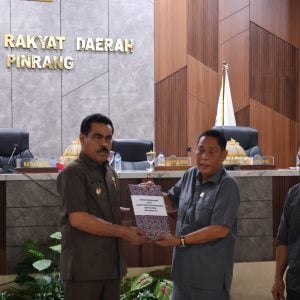 Pj Bupati Ahmadi Akil Hadiri Rapat Paripurna DPRD Pinrang 