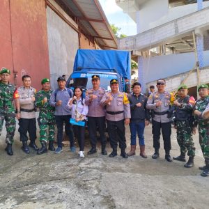 Polres Tator Kawal Ketat Distribusian Logistik Pilkada