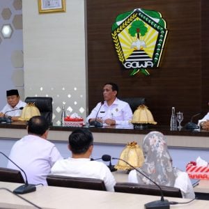 Terima Kunjungan Tim Desk Koordinasi Pilkada Kemenko Polkam, Wabup Sebut  Gowa Relatif Aman