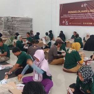 Sorliptung Surat Suara Dimulai, KPU Parepare Libatkan 70 Orang