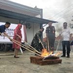 KPU Mamuju Musnahkan 126 Surat Suara Rusak