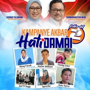 Husniah – Darmawangsyah Bakal Gelar Kampanye Akbar di Pattalassang 23 November