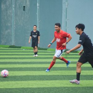 Masa Tenang, Andi Seto Main Mini Soccer Bareng Anak Muda dan Jurnalis